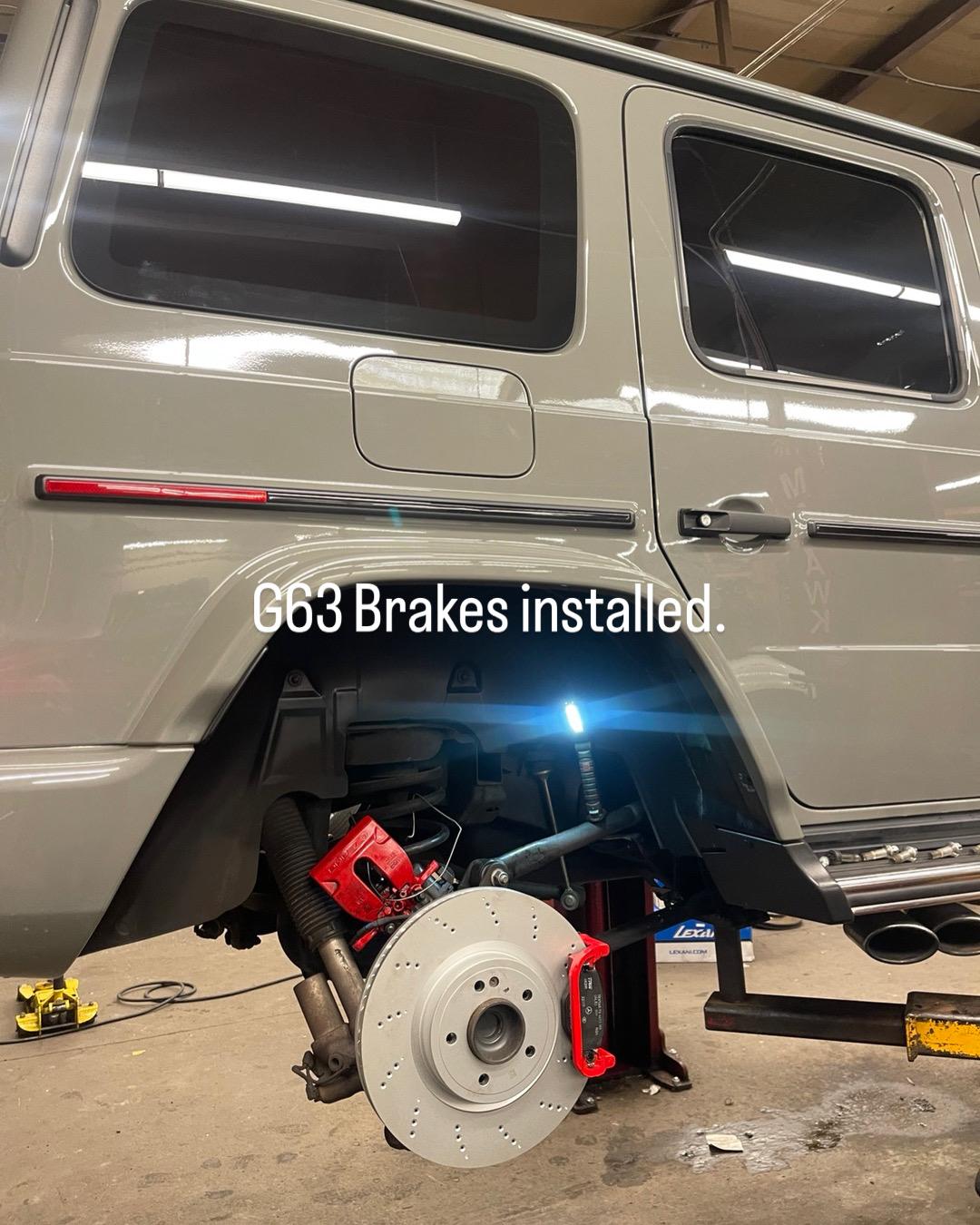 Mercedes-AMG G63 with custom wheels at Dun-Rite